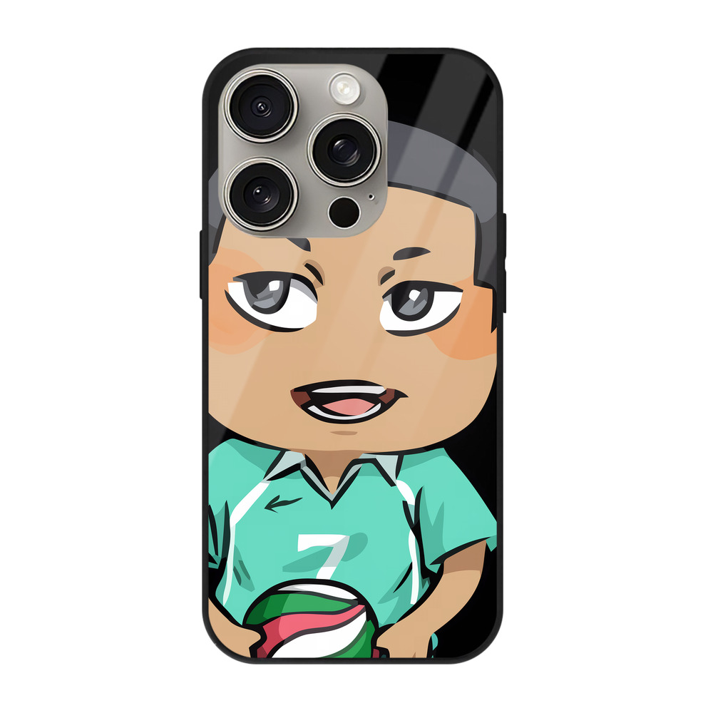 （画像用） ハイキュー!! Haikyu!! 【iPhone15Pro対応】スマホケース 耐衝撃＆黄変防止 背面ガラス
