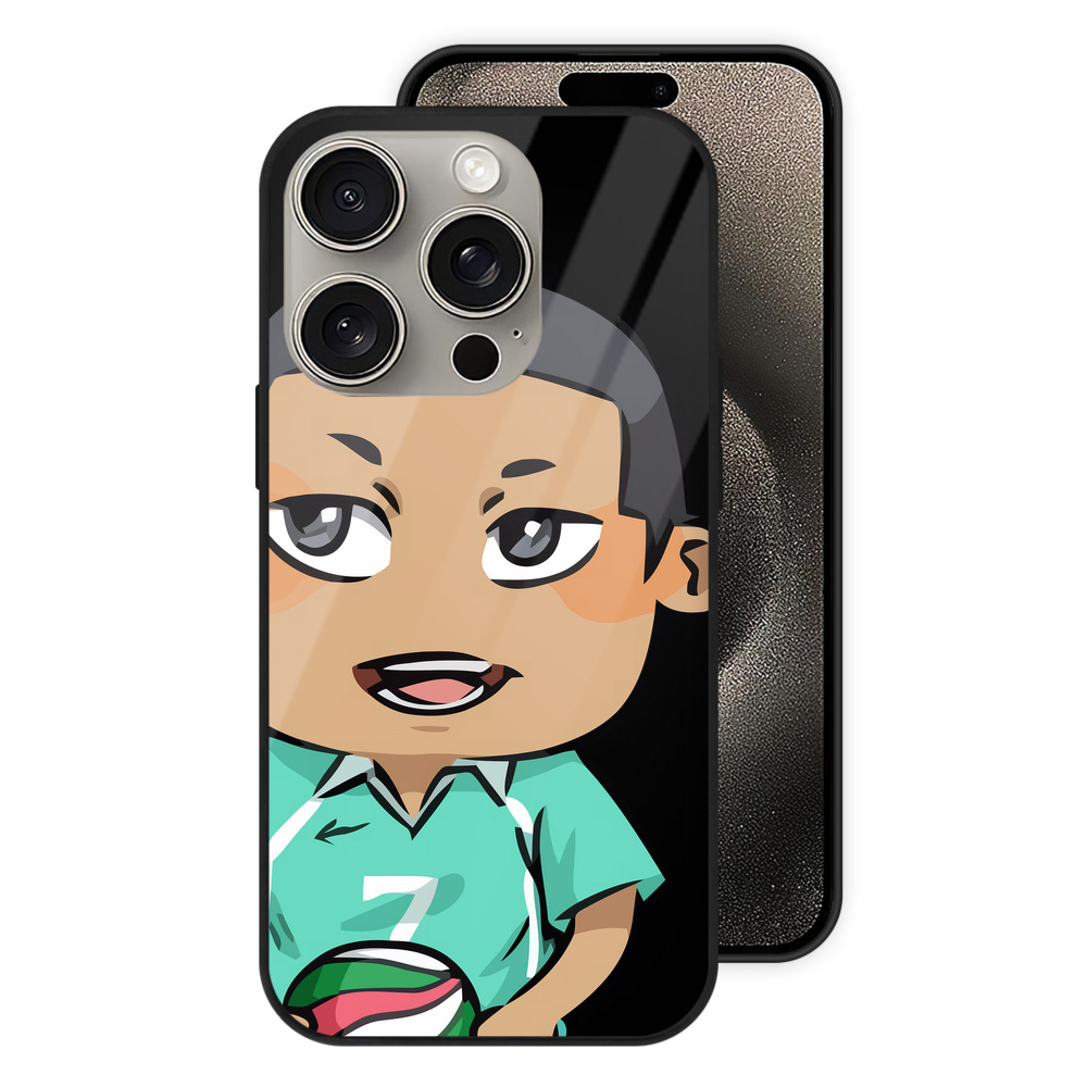 （画像用） ハイキュー!! Haikyu!! 【iPhone15Pro対応】スマホケース 耐衝撃＆黄変防止 背面ガラス