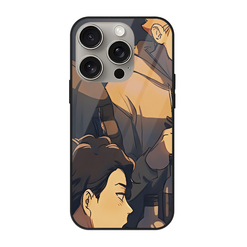 （画像用） ハイキュー!! Haikyu!! 【iPhone15Pro対応】スマホケース 耐衝撃＆黄変防止 背面ガラス