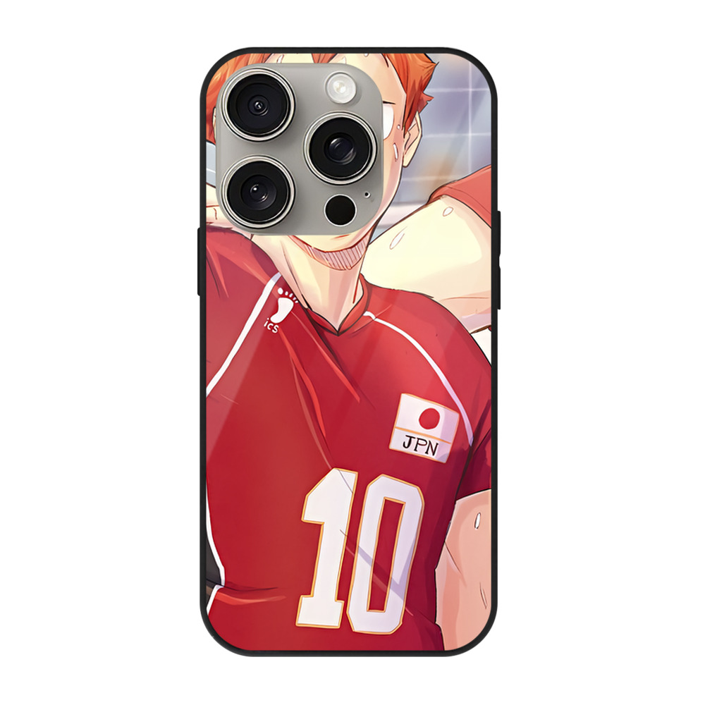 （画像用） ハイキュー!! Haikyu!! 【iPhone15Pro対応】スマホケース 耐衝撃＆黄変防止 背面ガラス