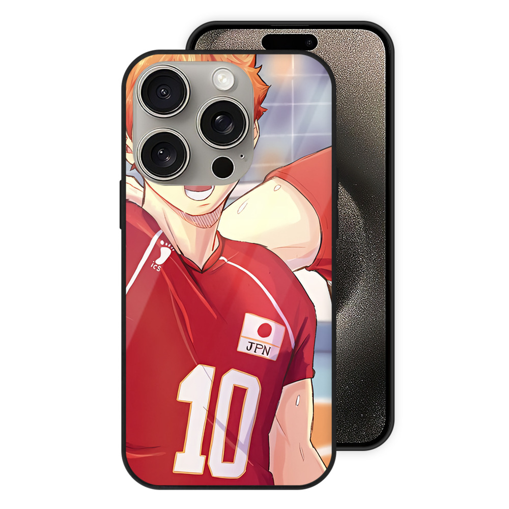 （画像用） ハイキュー!! Haikyu!! 【iPhone15Pro対応】スマホケース 耐衝撃＆黄変防止 背面ガラス