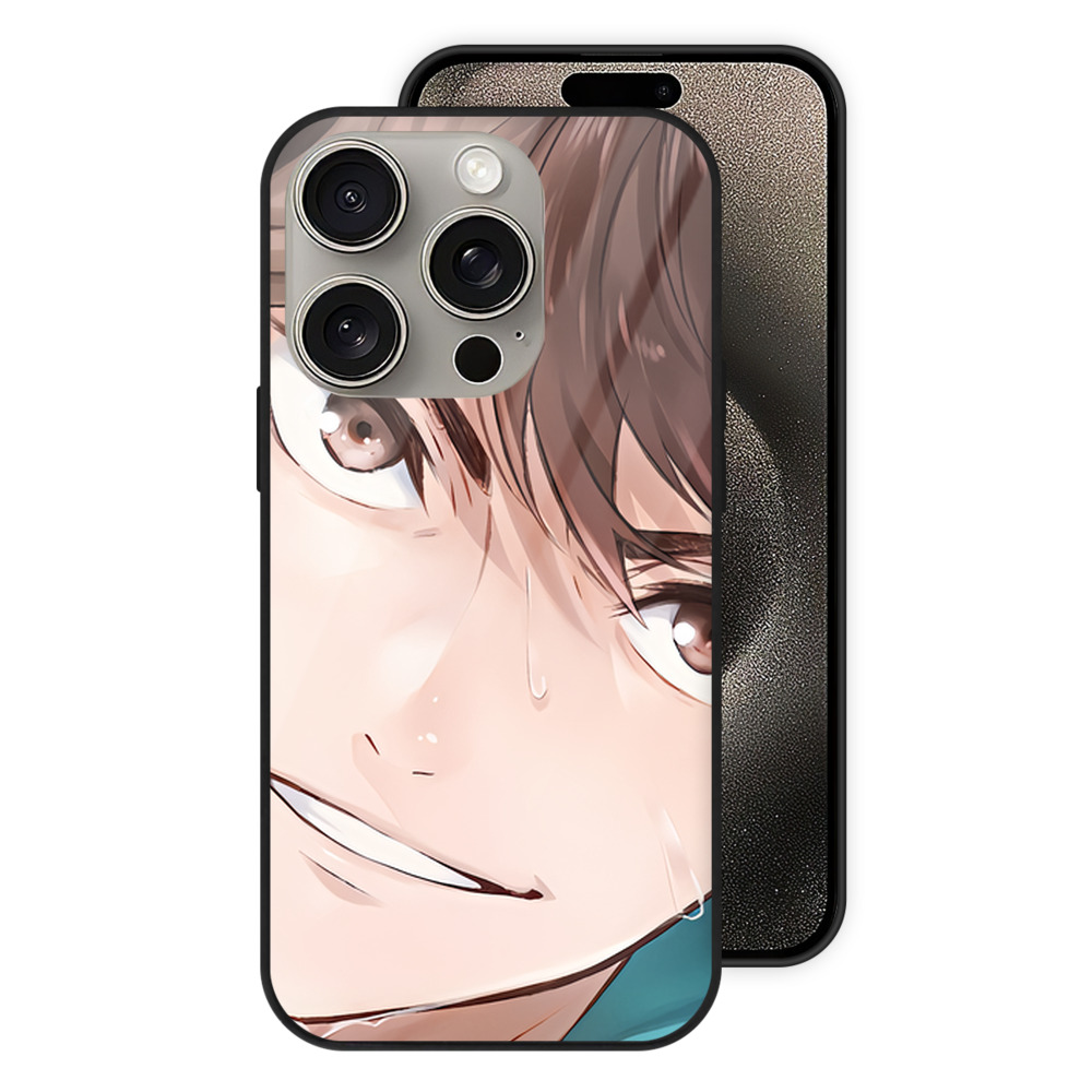 （画像用） ハイキュー!! Haikyu!! 【iPhone15Pro対応】スマホケース 耐衝撃＆黄変防止 背面ガラス