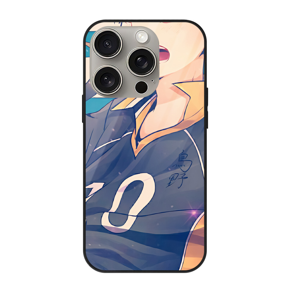 （画像用） ハイキュー!! Haikyu!! 【iPhone15Pro対応】スマホケース 耐衝撃＆黄変防止 背面ガラス