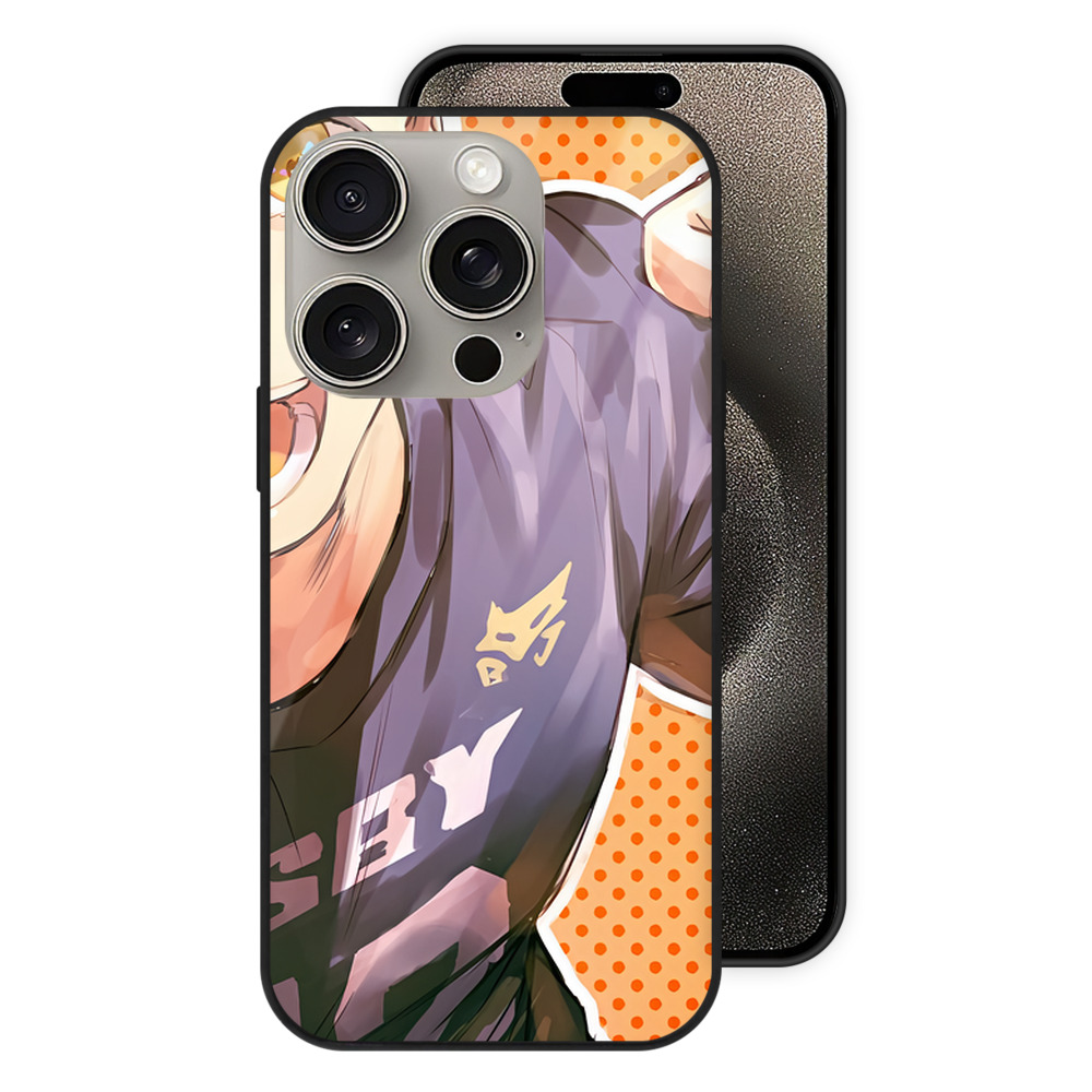 （画像用） ハイキュー!! Haikyu!! 【iPhone15Pro対応】スマホケース 耐衝撃＆黄変防止 背面ガラス