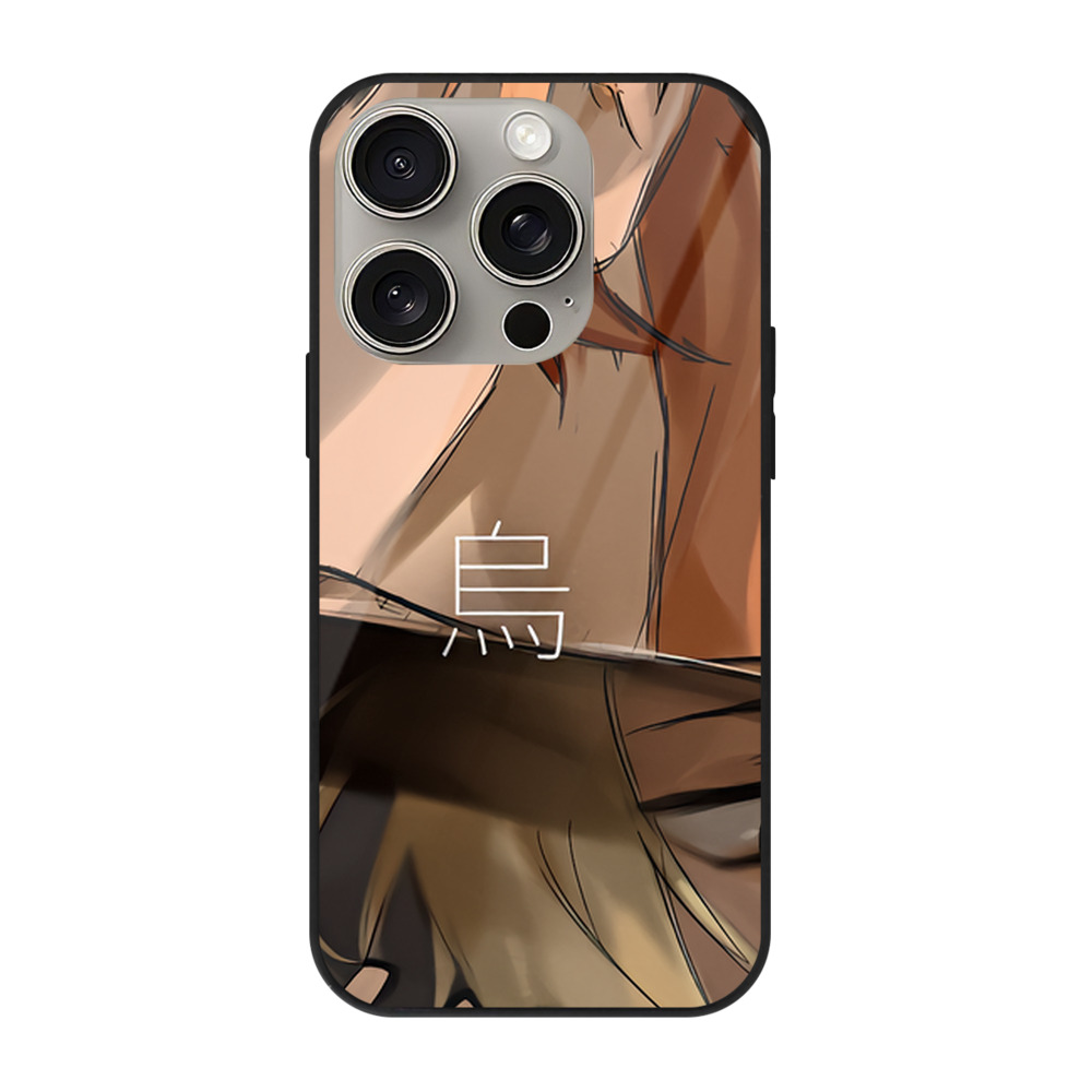 （画像用） ハイキュー!! Haikyu!! 【iPhone15Pro対応】スマホケース 耐衝撃＆黄変防止 背面ガラス