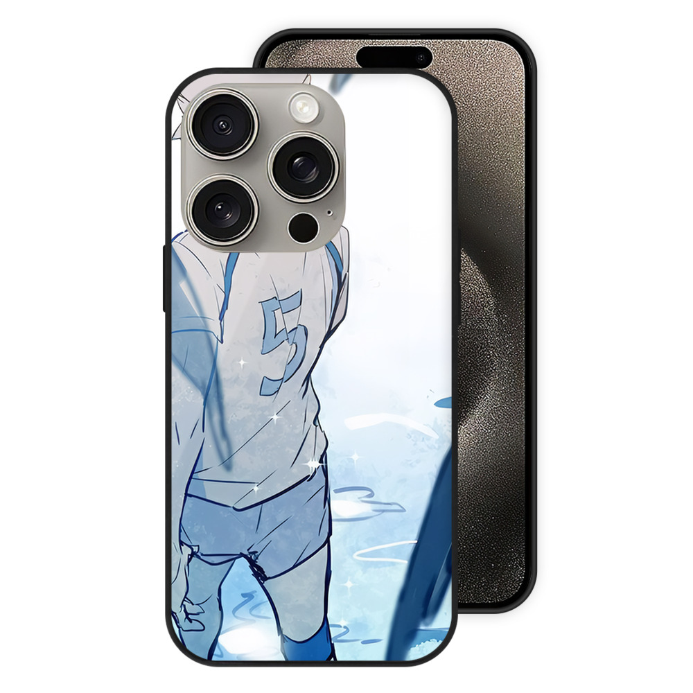 （画像用） ハイキュー!! Haikyu!! 【iPhone15Pro対応】スマホケース 耐衝撃＆黄変防止 背面ガラス