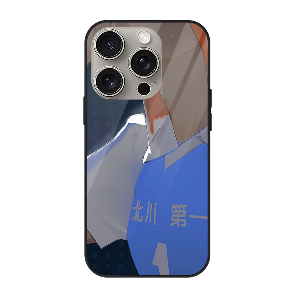 （画像用） ハイキュー!! Haikyu!! 【iPhone15Pro対応】スマホケース 耐衝撃＆黄変防止 背面ガラス