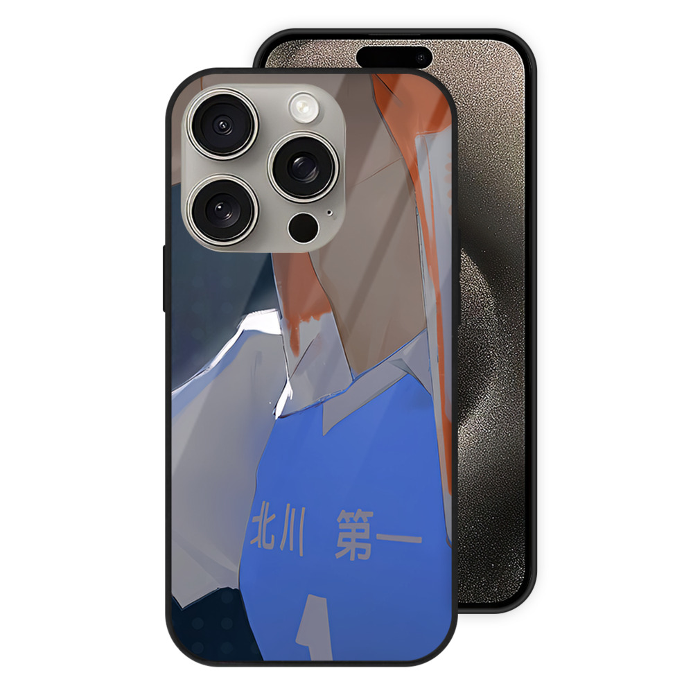 （画像用） ハイキュー!! Haikyu!! 【iPhone15Pro対応】スマホケース 耐衝撃＆黄変防止 背面ガラス