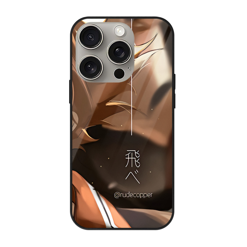 （画像用） ハイキュー!! Haikyu!! 【iPhone15Pro対応】スマホケース 耐衝撃＆黄変防止 背面ガラス