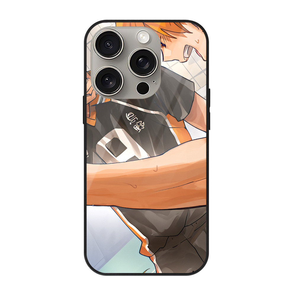 （画像用） ハイキュー!! Haikyu!! 【iPhone15Pro対応】スマホケース 耐衝撃＆黄変防止 背面ガラス