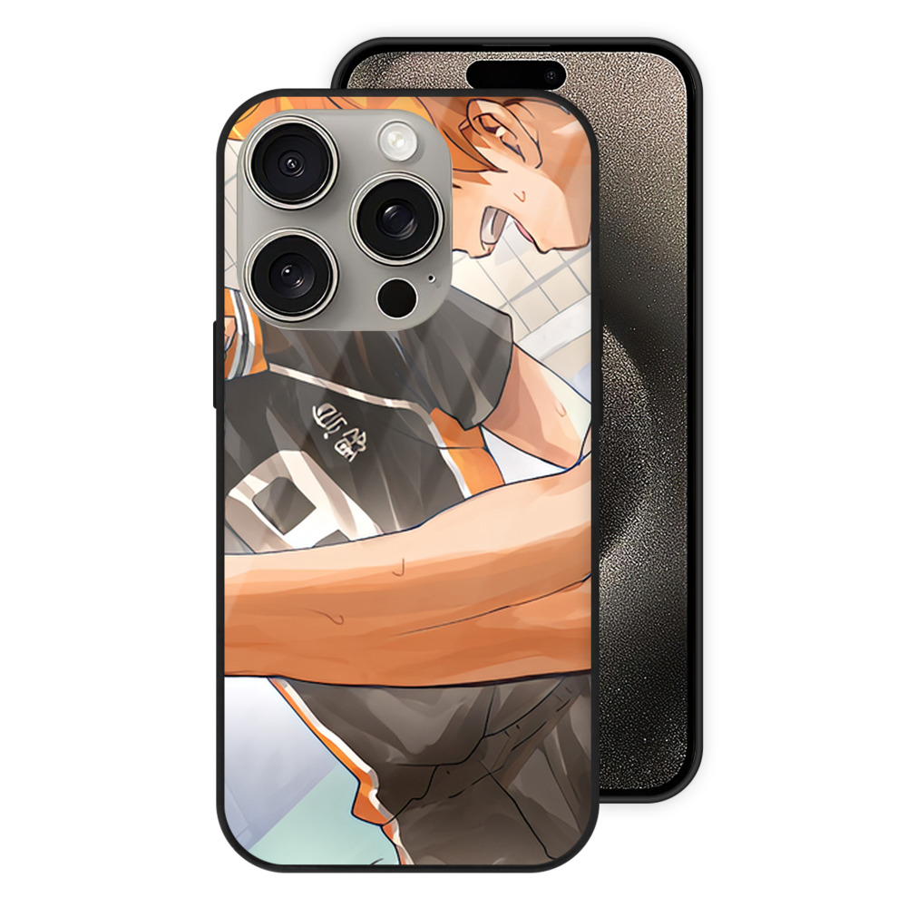 （画像用） ハイキュー!! Haikyu!! 【iPhone15Pro対応】スマホケース 耐衝撃＆黄変防止 背面ガラス