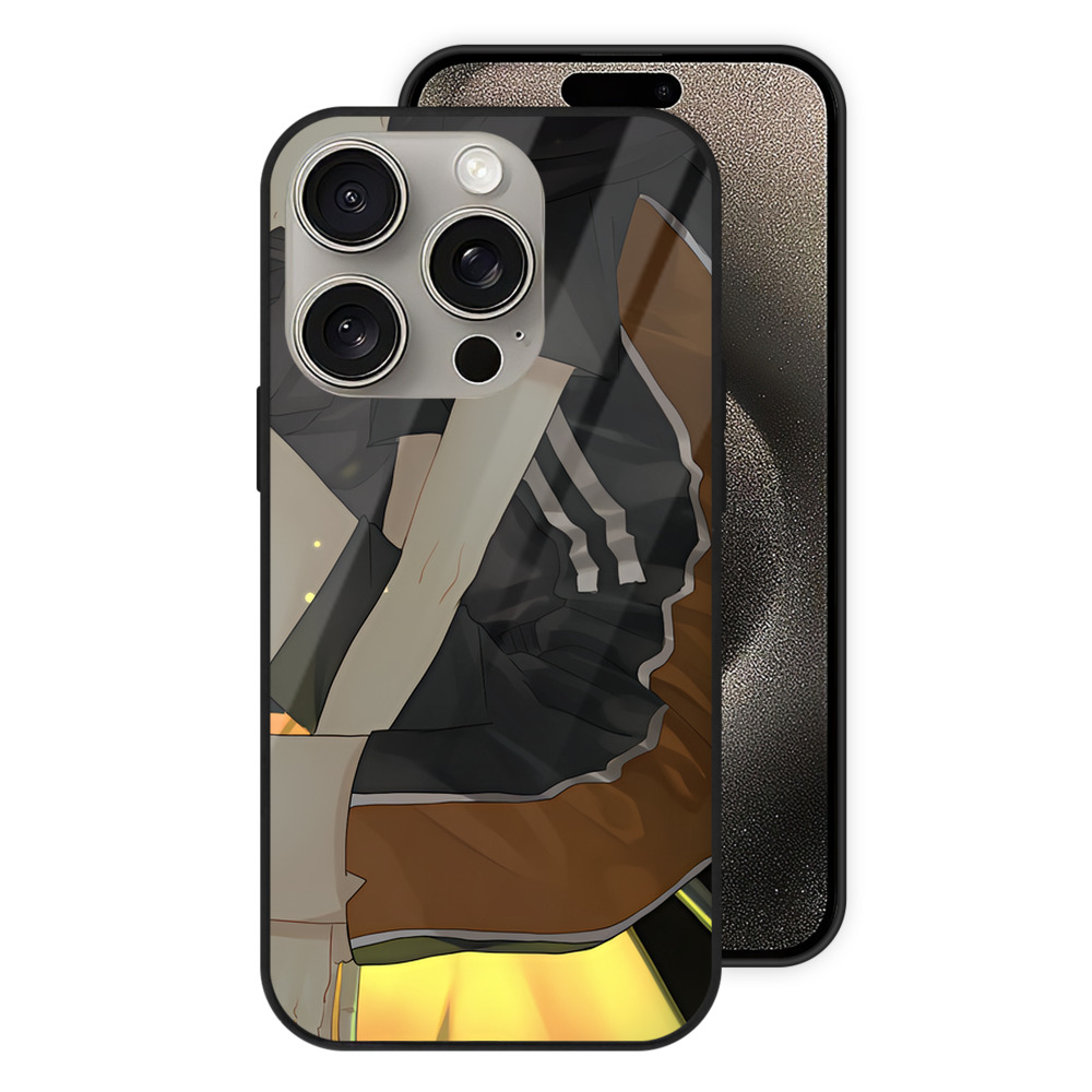 （画像用） ハイキュー!! Haikyu!! 【iPhone15Pro対応】スマホケース 耐衝撃＆黄変防止 背面ガラス