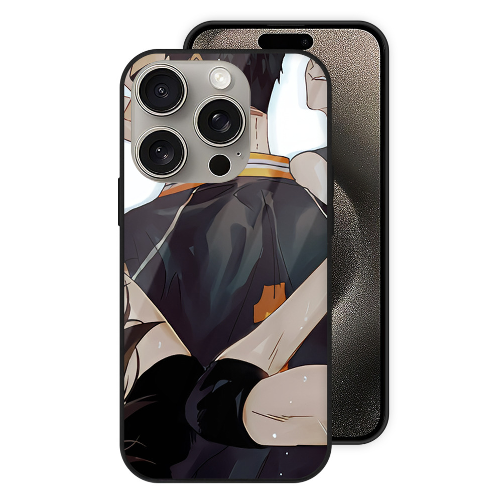 （画像用） ハイキュー!! Haikyu!! 【iPhone15Pro対応】スマホケース 耐衝撃＆黄変防止 背面ガラス