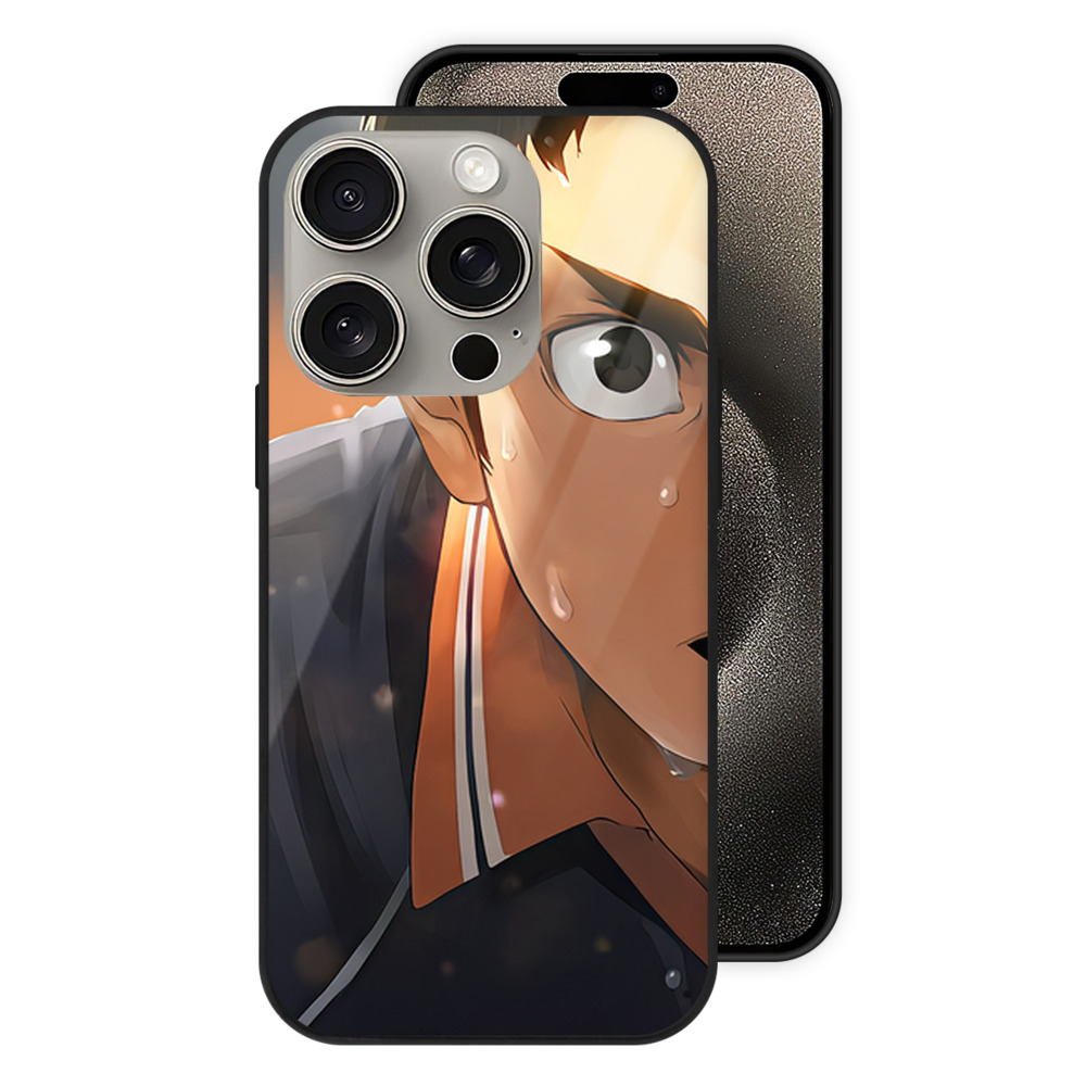 （画像用） ハイキュー!! Haikyu!! 【iPhone15Pro対応】スマホケース 耐衝撃＆黄変防止 背面ガラス