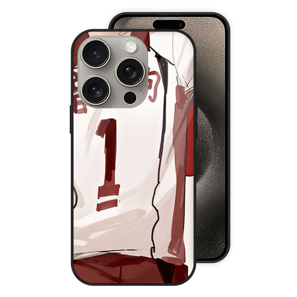 （画像用） ハイキュー!! Haikyu!! 【iPhone15Pro対応】スマホケース 耐衝撃＆黄変防止 背面ガラス