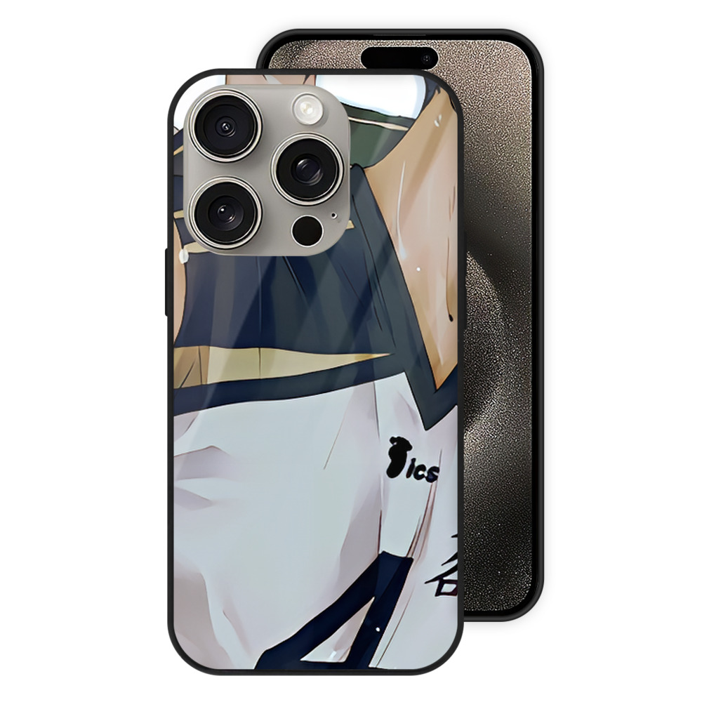 （画像用） ハイキュー!! Haikyu!! 【iPhone15Pro対応】スマホケース 耐衝撃＆黄変防止 背面ガラス
