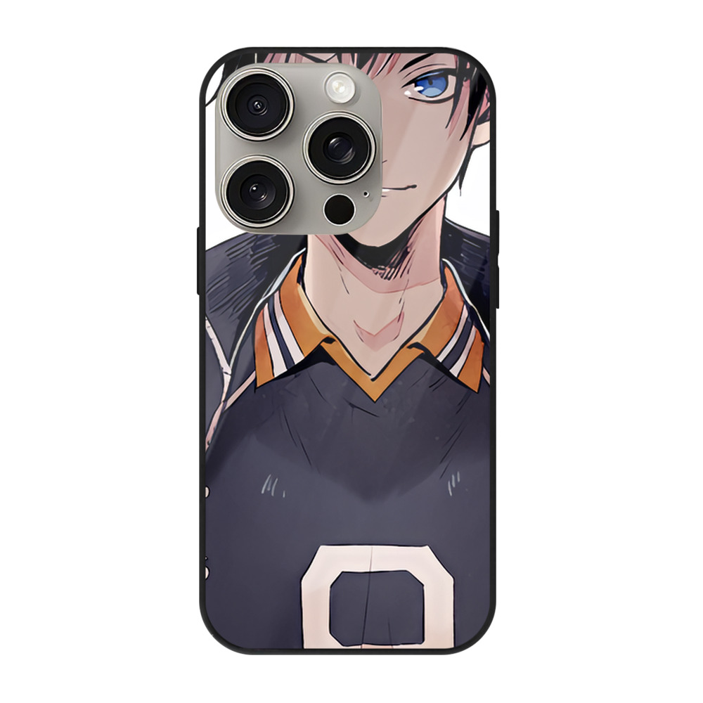 （画像用） ハイキュー!! Haikyu!! 【iPhone15Pro対応】スマホケース 耐衝撃＆黄変防止 背面ガラス