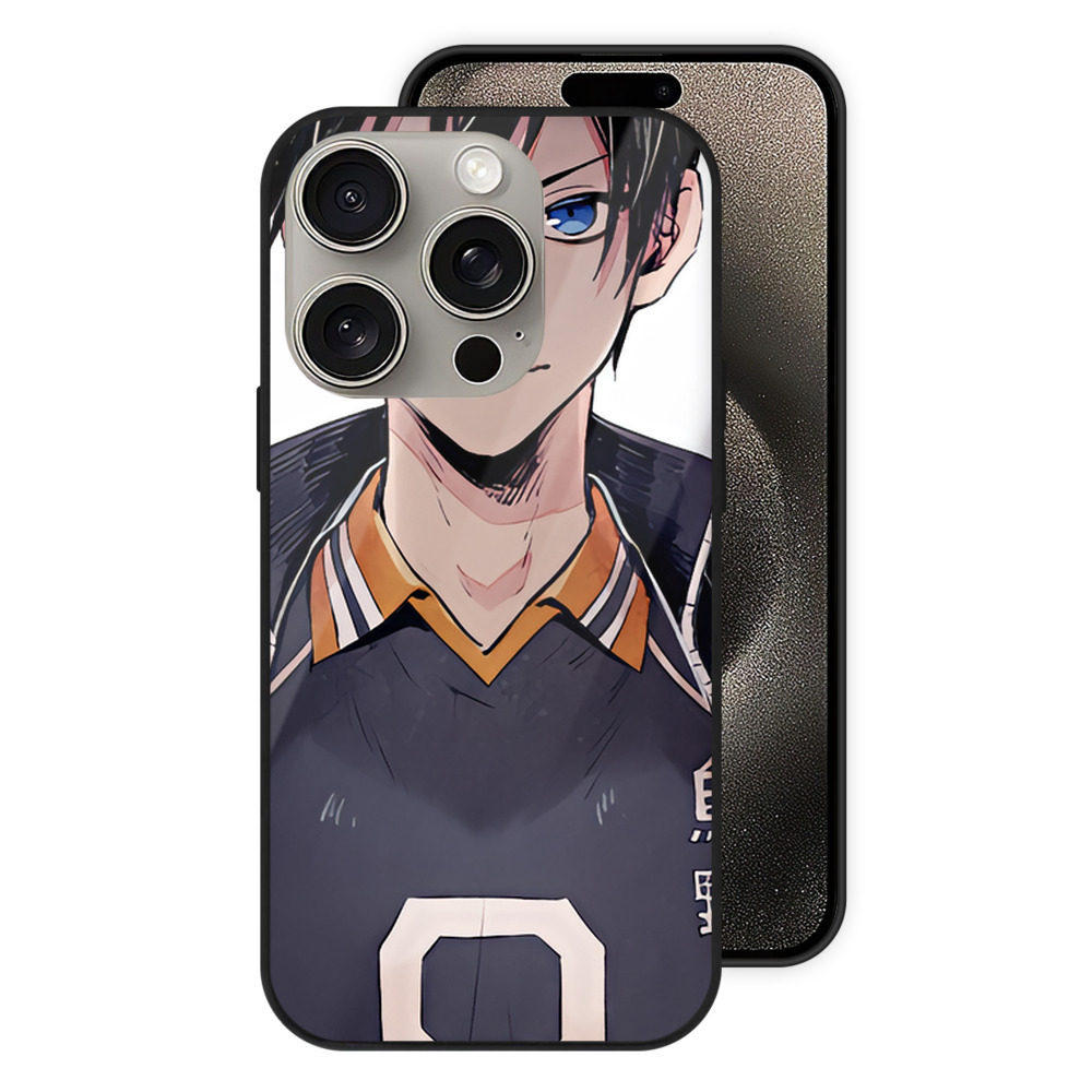 （画像用） ハイキュー!! Haikyu!! 【iPhone15Pro対応】スマホケース 耐衝撃＆黄変防止 背面ガラス