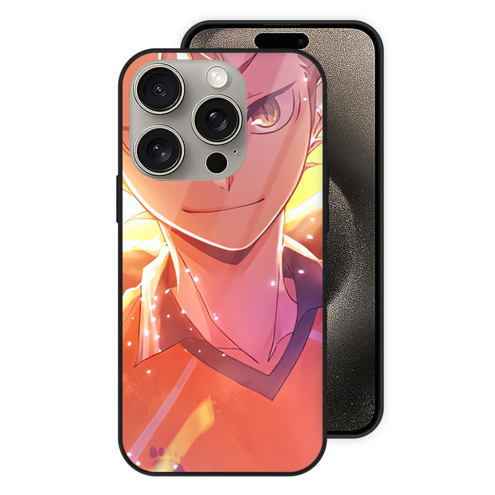 （画像用） ハイキュー!! Haikyu!! 【iPhone15Pro対応】スマホケース 耐衝撃＆黄変防止 背面ガラス