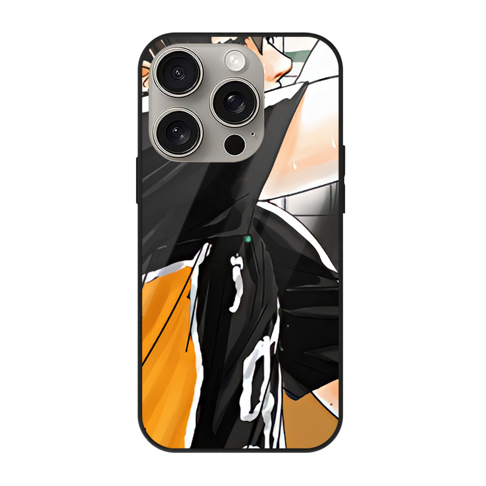 （画像用） ハイキュー!! Haikyu!! 【iPhone15Pro対応】スマホケース 耐衝撃＆黄変防止 背面ガラス