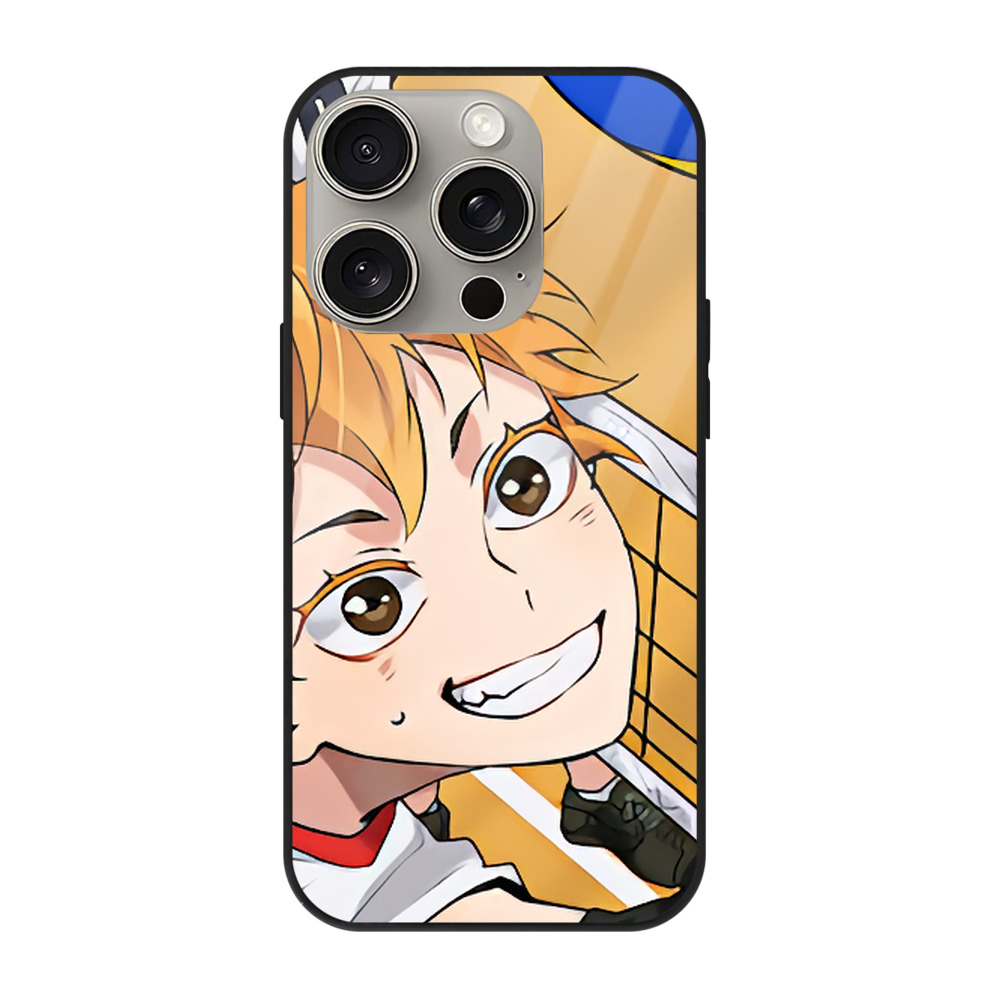 （画像用） ハイキュー!! Haikyu!! 【iPhone15Pro対応】スマホケース 耐衝撃＆黄変防止 背面ガラス