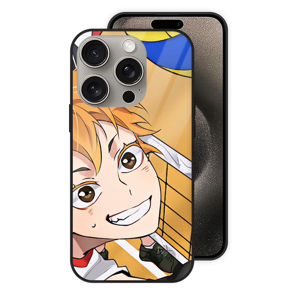 （画像用） ハイキュー!! Haikyu!! 【iPhone15Pro対応】スマホケース 耐衝撃＆黄変防止 背面ガラス