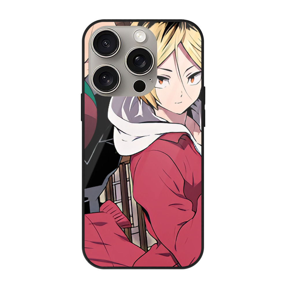 （画像用） ハイキュー!! Haikyu!! 【iPhone15Pro対応】スマホケース 耐衝撃＆黄変防止 背面ガラス