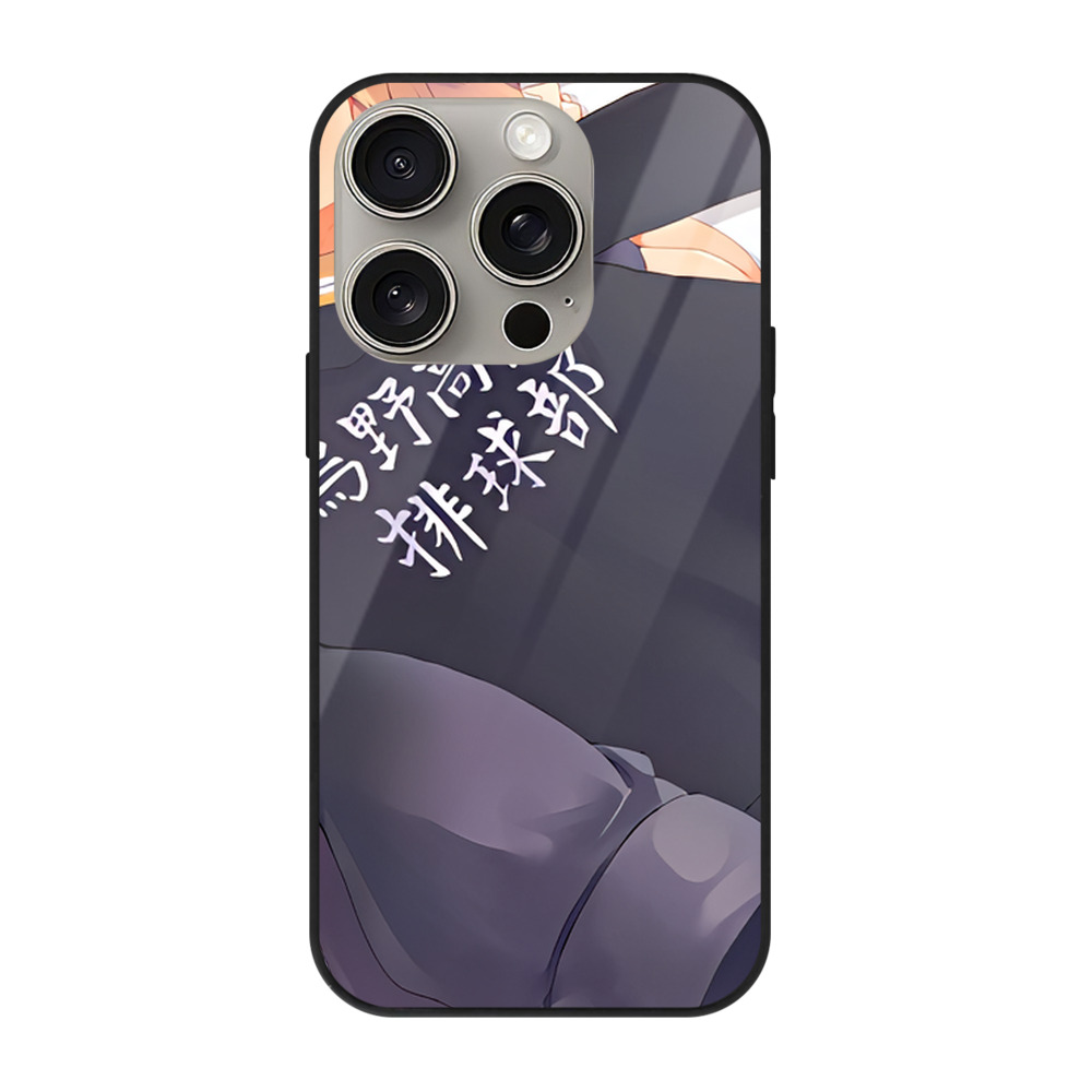 （画像用） ハイキュー!! Haikyu!! 【iPhone15Pro対応】スマホケース 耐衝撃＆黄変防止 背面ガラス