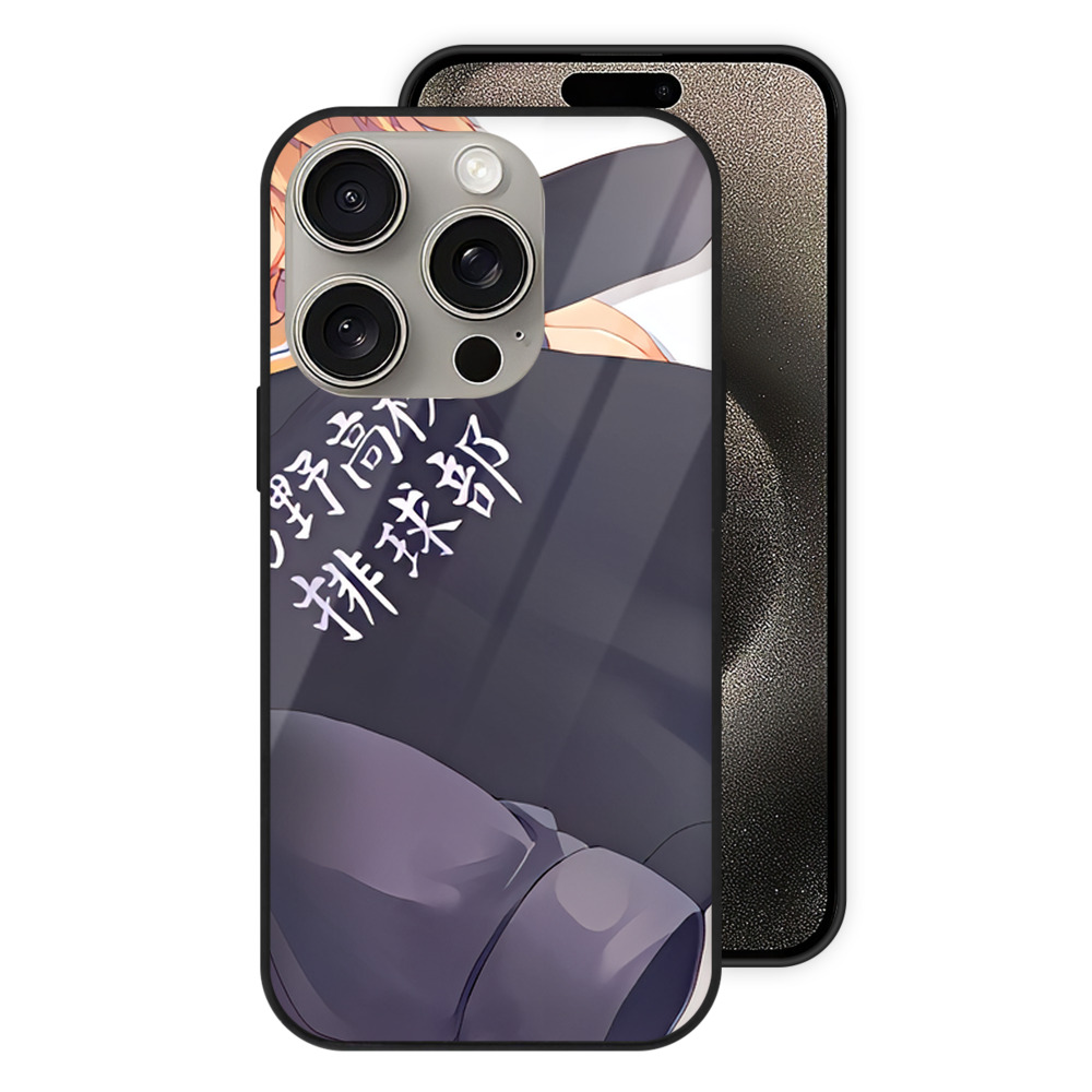 （画像用） ハイキュー!! Haikyu!! 【iPhone15Pro対応】スマホケース 耐衝撃＆黄変防止 背面ガラス