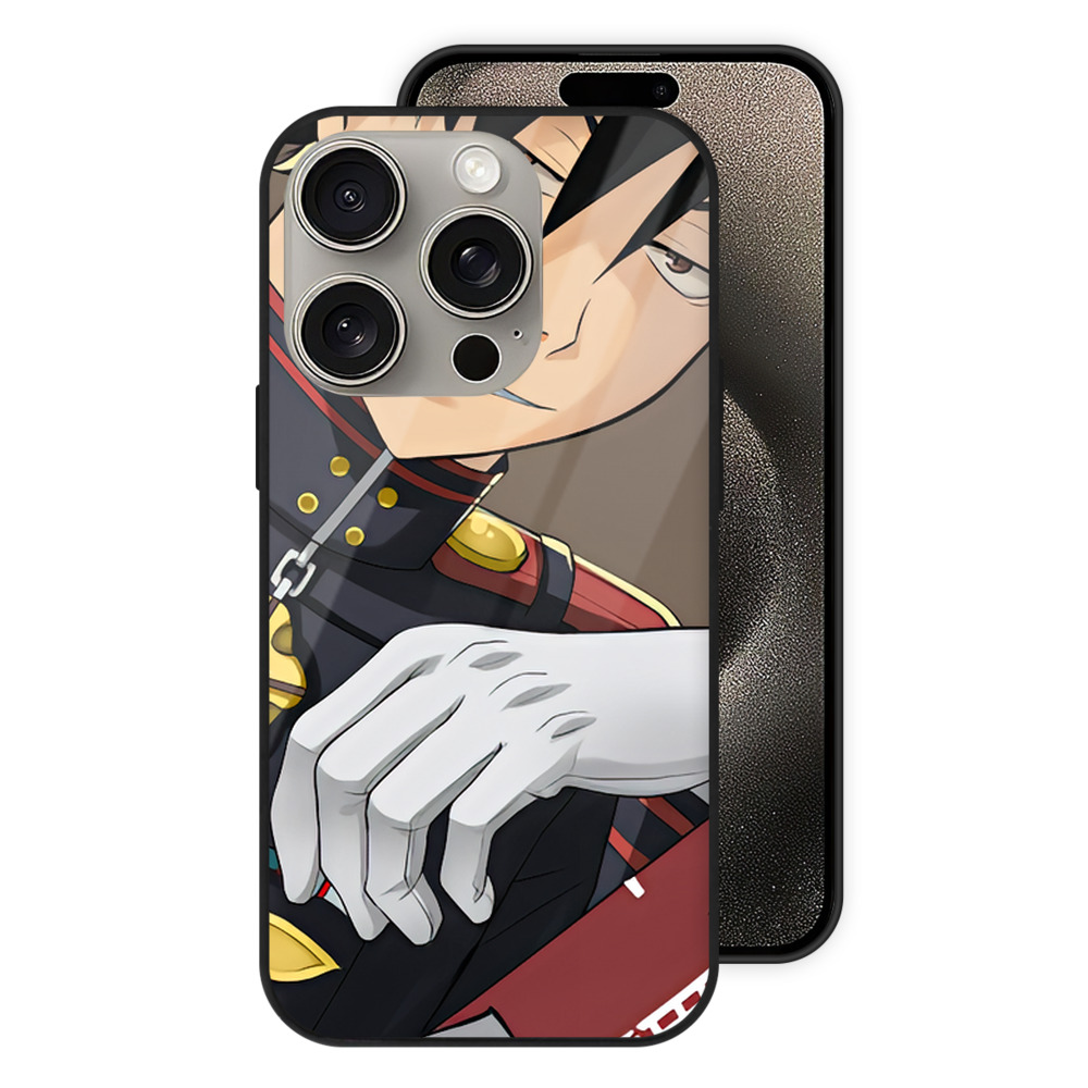 （画像用） ハイキュー!! Haikyu!! 【iPhone15Pro対応】スマホケース 耐衝撃＆黄変防止 背面ガラス