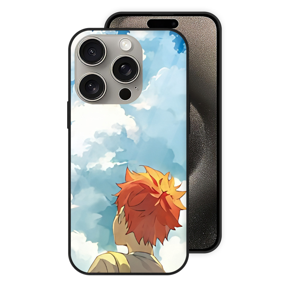 （画像用） ハイキュー!! Haikyu!! 【iPhone15Pro対応】スマホケース 耐衝撃＆黄変防止 背面ガラス