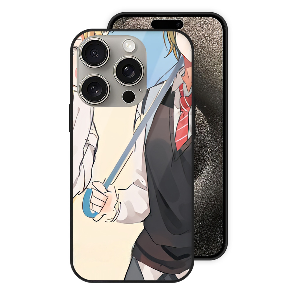 （画像用） ハイキュー!! Haikyu!! 【iPhone15Pro対応】スマホケース 耐衝撃＆黄変防止 背面ガラス