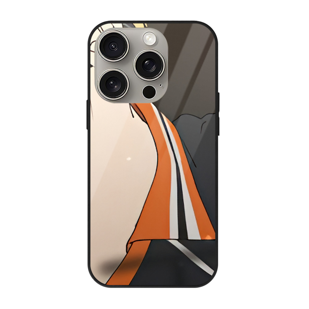 （画像用） ハイキュー!! Haikyu!! 【iPhone15Pro対応】スマホケース 耐衝撃＆黄変防止 背面ガラス
