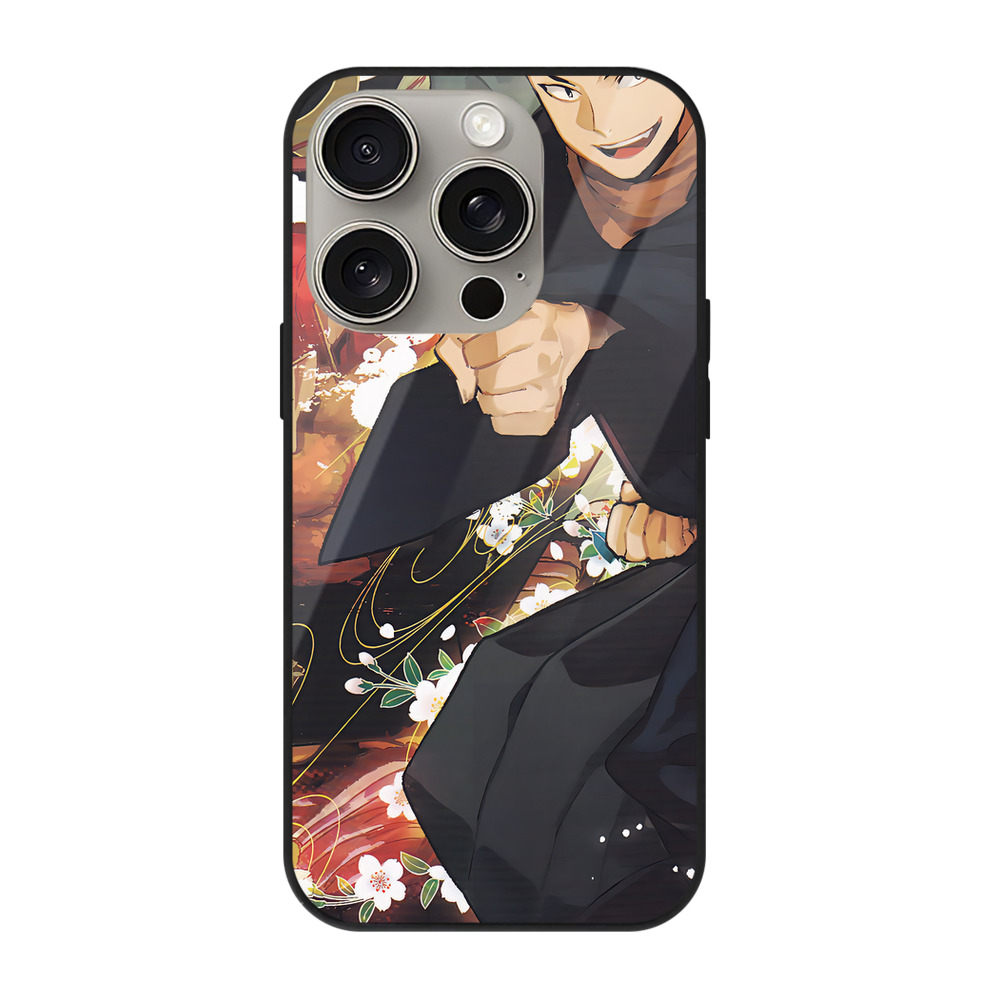 （画像用） ハイキュー!! Haikyu!! 【iPhone15Pro対応】スマホケース 耐衝撃＆黄変防止 背面ガラス