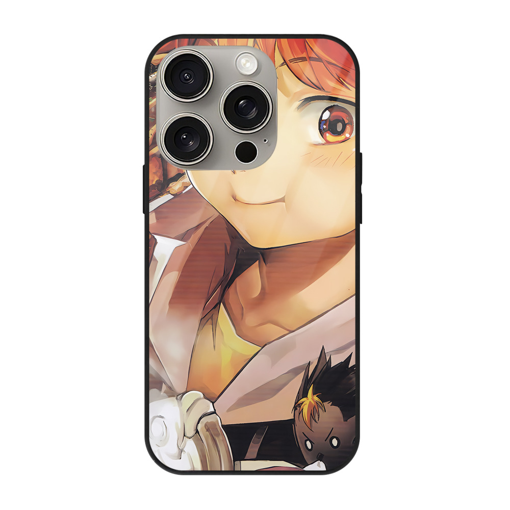 （画像用） ハイキュー!! Haikyu!! 【iPhone15Pro対応】スマホケース 耐衝撃＆黄変防止 背面ガラス