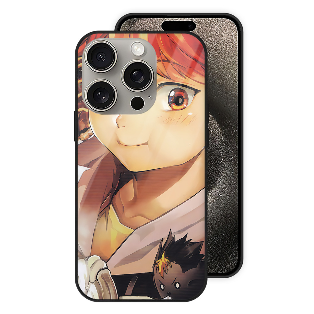 （画像用） ハイキュー!! Haikyu!! 【iPhone15Pro対応】スマホケース 耐衝撃＆黄変防止 背面ガラス