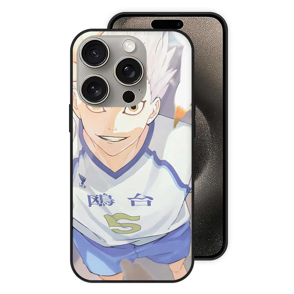 （画像用） ハイキュー!! Haikyu!! 【iPhone15Pro対応】スマホケース 耐衝撃＆黄変防止 背面ガラス