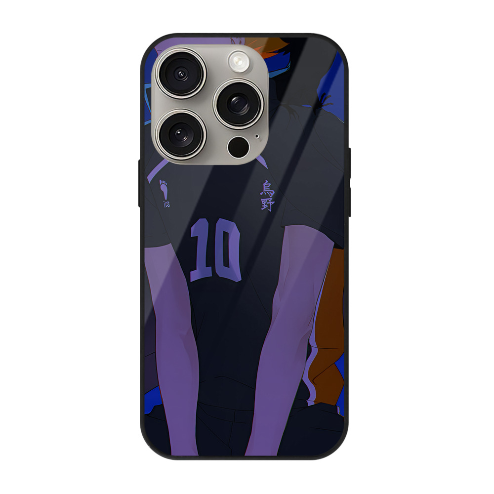（画像用） ハイキュー!! Haikyu!! 【iPhone15Pro対応】スマホケース 耐衝撃＆黄変防止 背面ガラス