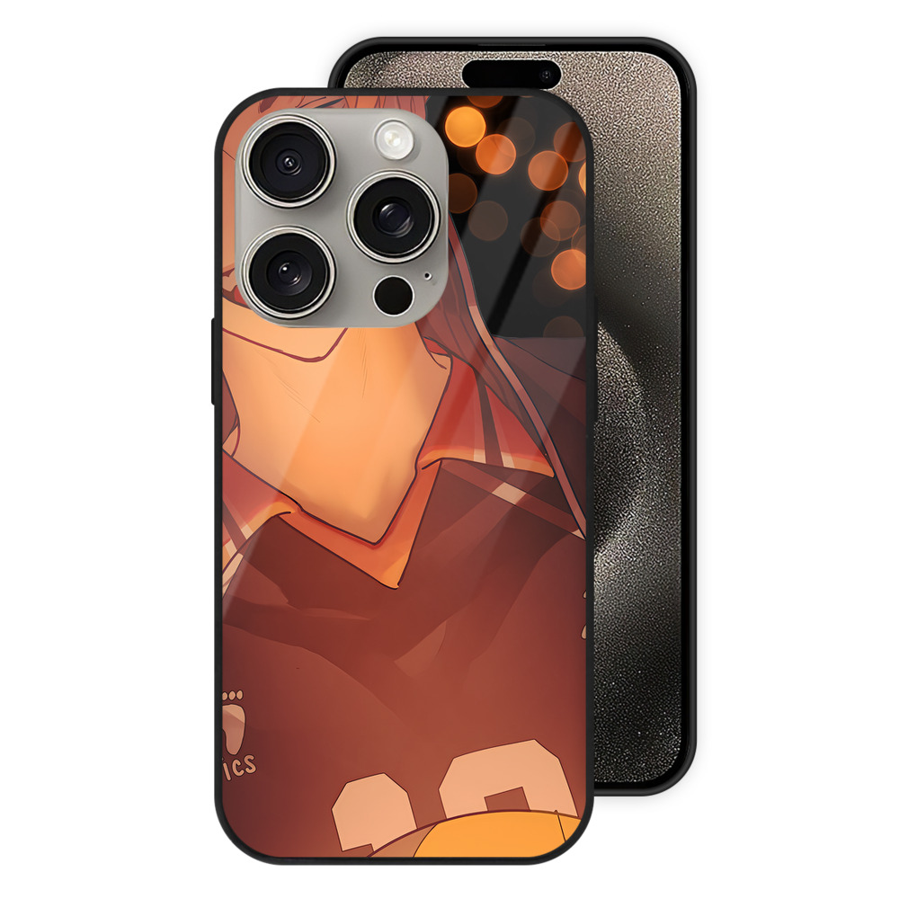 （画像用） ハイキュー!! Haikyu!! 【iPhone15Pro対応】スマホケース 耐衝撃＆黄変防止 背面ガラス