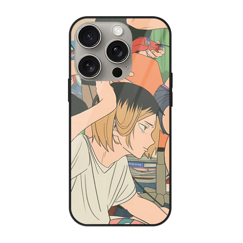 （画像用） ハイキュー!! Haikyu!! 【iPhone15Pro対応】スマホケース 耐衝撃＆黄変防止 背面ガラス