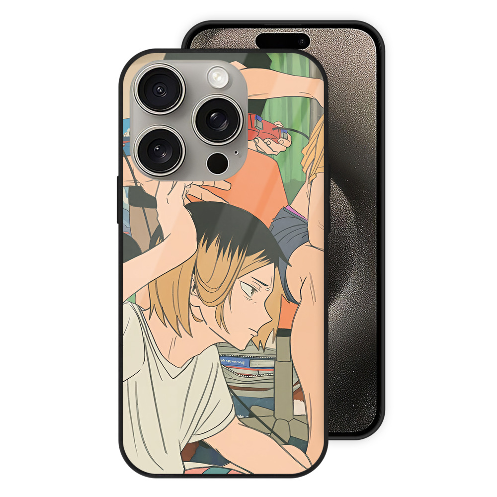 （画像用） ハイキュー!! Haikyu!! 【iPhone15Pro対応】スマホケース 耐衝撃＆黄変防止 背面ガラス