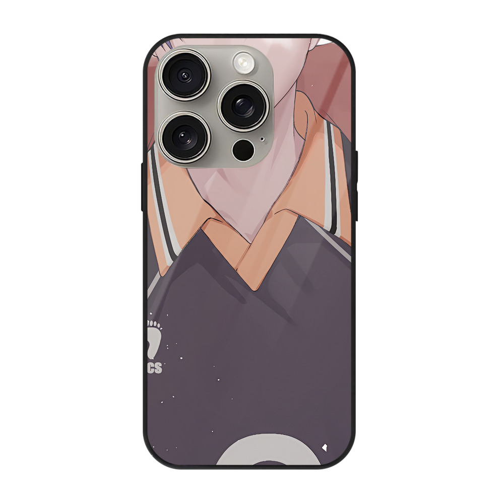 （画像用） ハイキュー!! Haikyu!! 【iPhone15Pro対応】スマホケース 耐衝撃＆黄変防止 背面ガラス