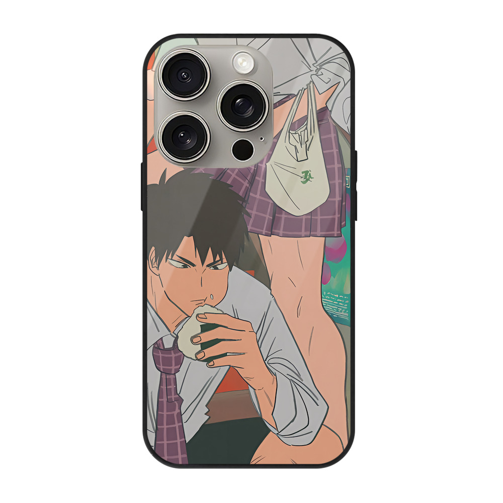（画像用） ハイキュー!! Haikyu!! 【iPhone15Pro対応】スマホケース 耐衝撃＆黄変防止 背面ガラス