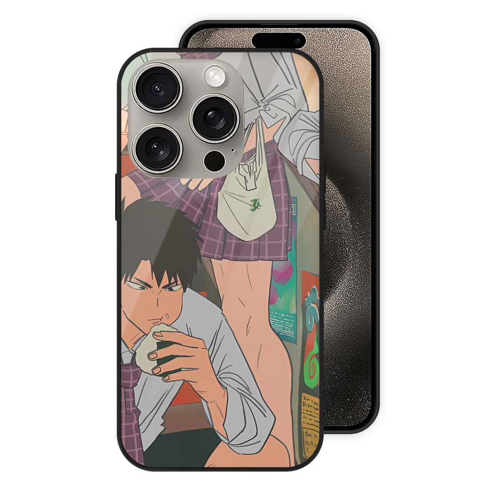 （画像用） ハイキュー!! Haikyu!! 【iPhone15Pro対応】スマホケース 耐衝撃＆黄変防止 背面ガラス