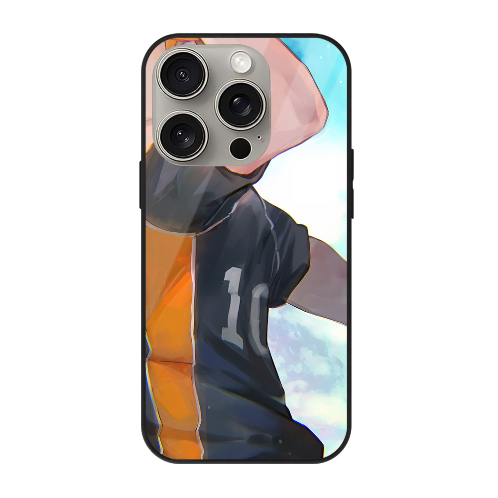 （画像用） ハイキュー!! Haikyu!! 【iPhone15Pro対応】スマホケース 耐衝撃＆黄変防止 背面ガラス