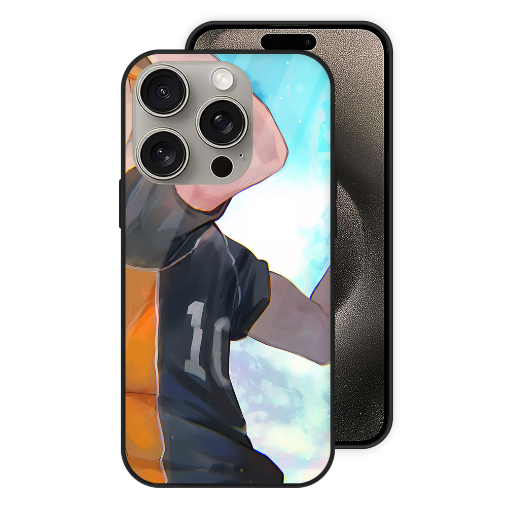 （画像用） ハイキュー!! Haikyu!! 【iPhone15Pro対応】スマホケース 耐衝撃＆黄変防止 背面ガラス