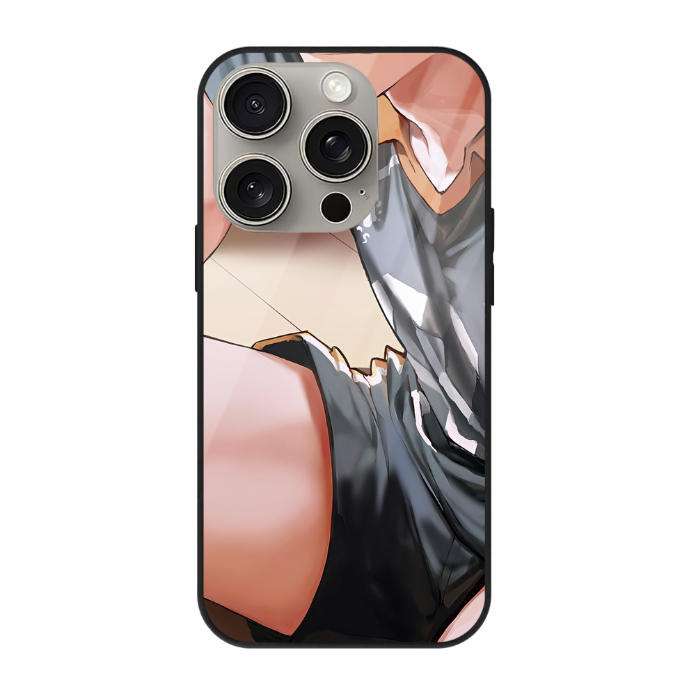 （画像用） ハイキュー!! Haikyu!! 【iPhone15Pro対応】スマホケース 耐衝撃＆黄変防止 背面ガラス