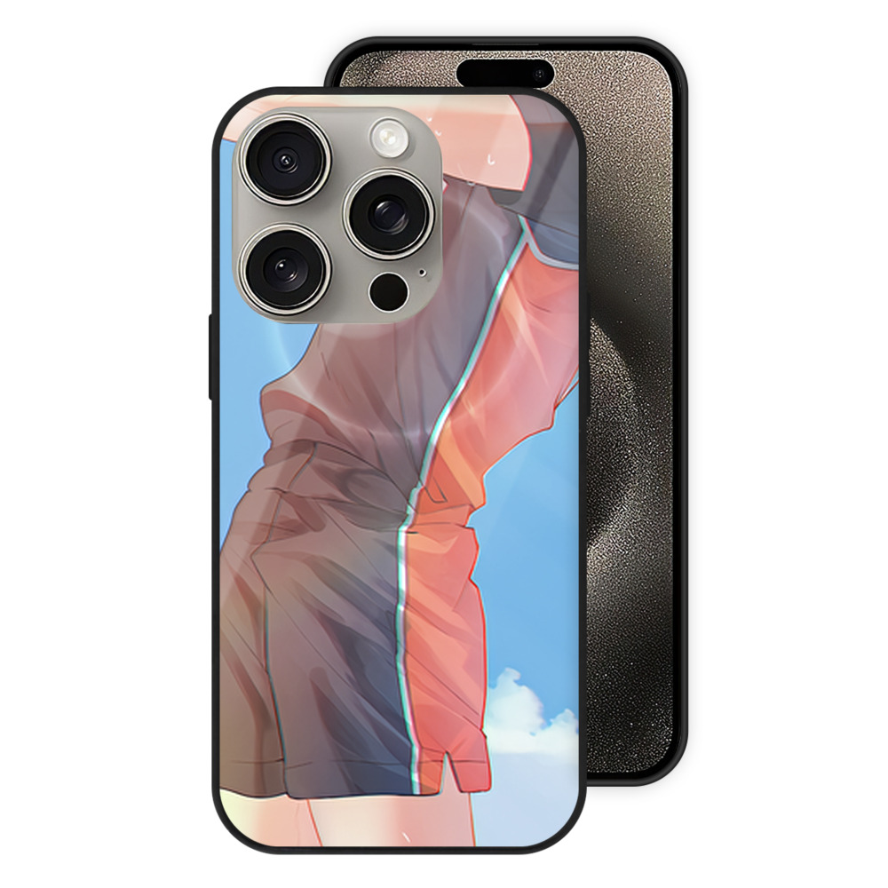 （画像用） ハイキュー!! Haikyu!! 【iPhone15Pro対応】スマホケース 耐衝撃＆黄変防止 背面ガラス