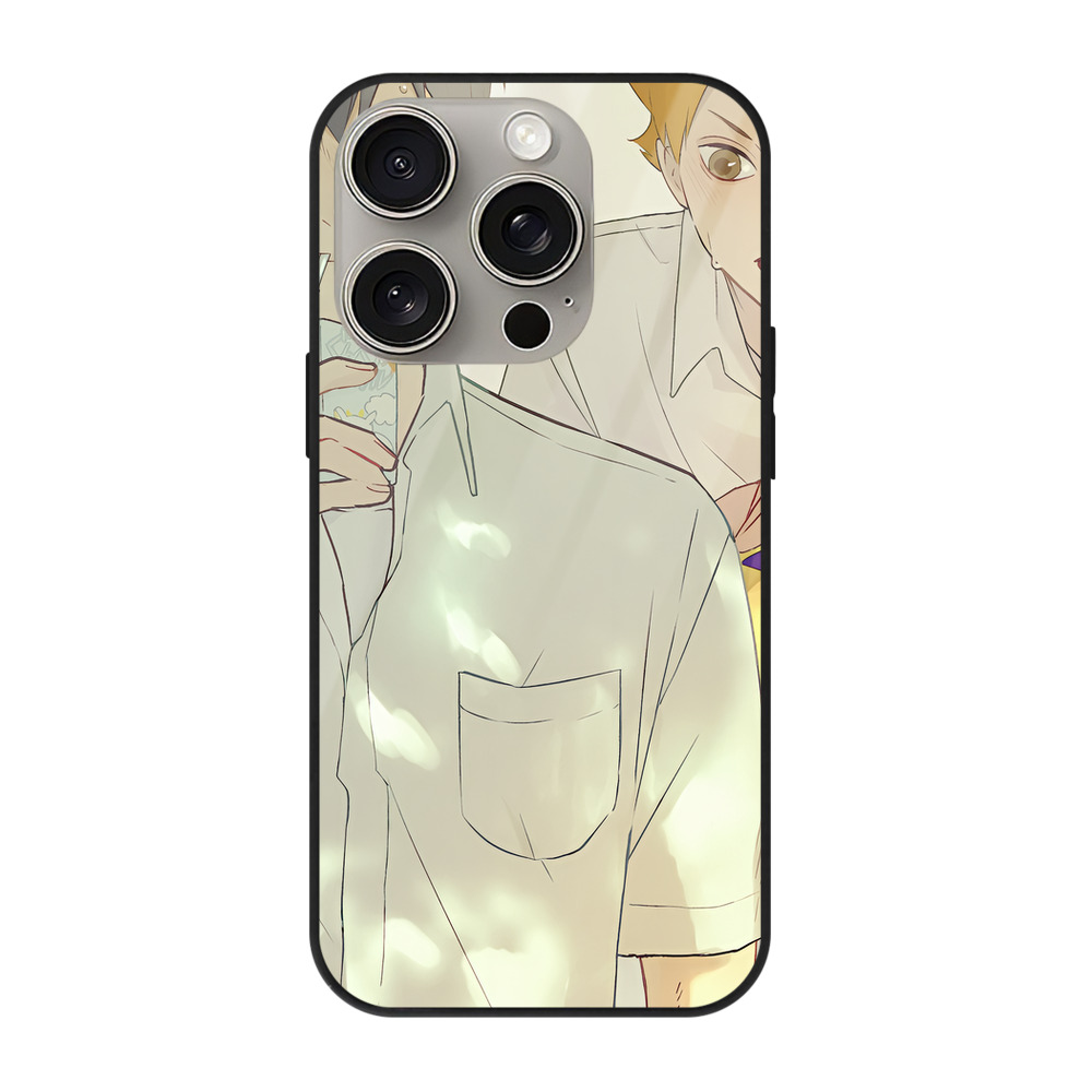 （画像用） ハイキュー!! Haikyu!! 【iPhone15Pro対応】スマホケース 耐衝撃＆黄変防止 背面ガラス