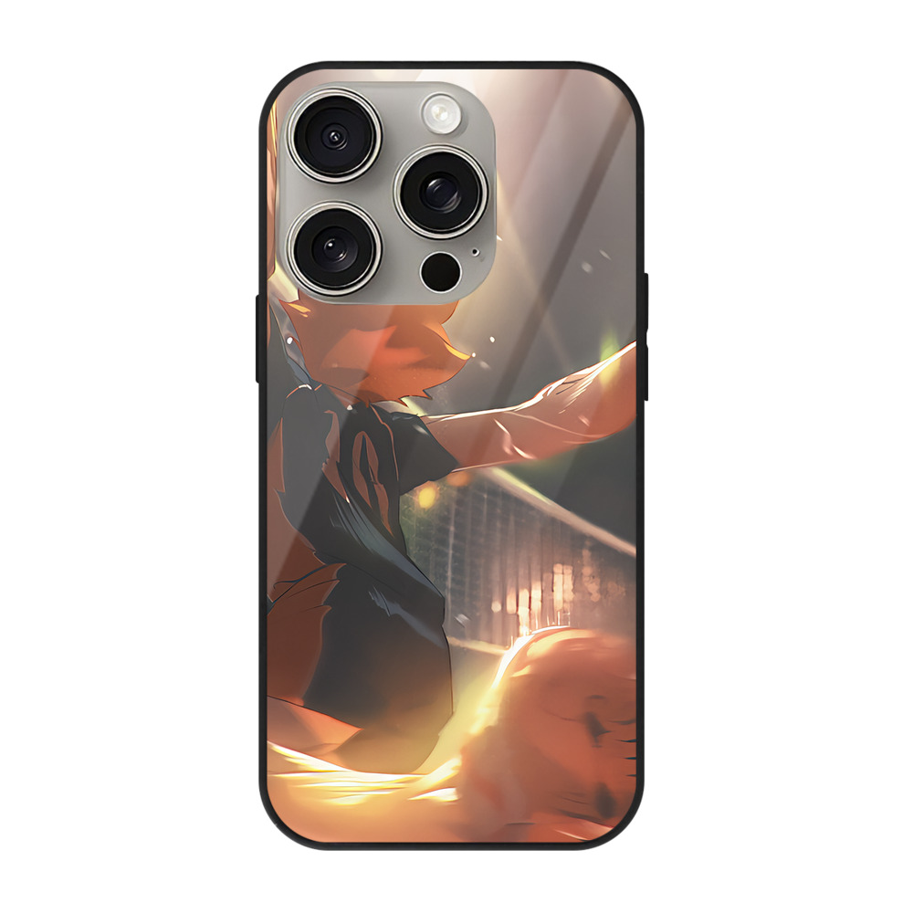 （画像用） ハイキュー!! Haikyu!! 【iPhone15Pro対応】スマホケース 耐衝撃＆黄変防止 背面ガラス